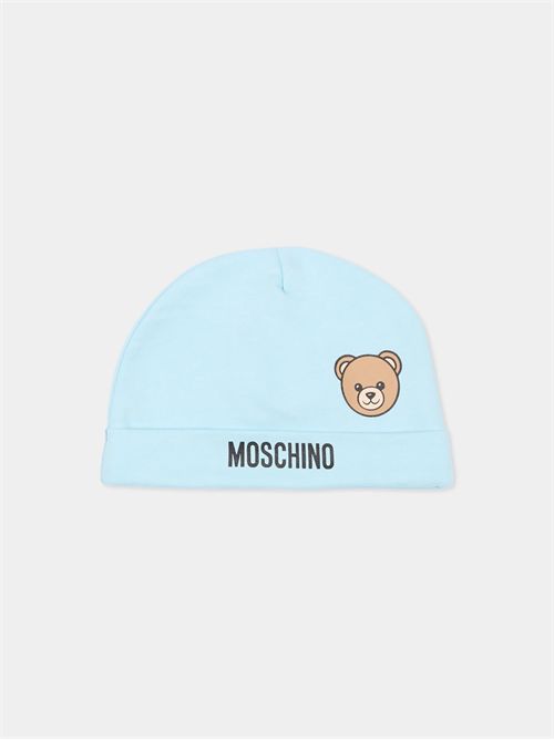 Cappello per neonati con Teddy Bear MOSCHINO KIDS | MUX05U-LCA19/40304